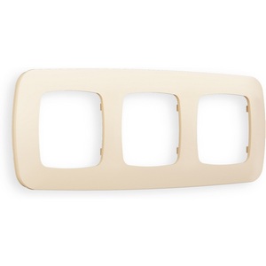 Изображение товара Рамка Ambrella Volt OMEGA Ecta (Бежевый матовый) 3-ая OF140333