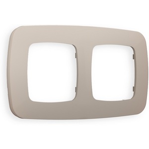 Изображение товара Рамка Ambrella Volt OMEGA Ecta (Серо-бежевый матовый) 2-ая OF140362