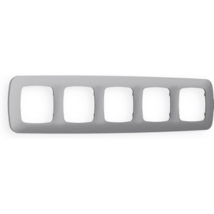 Изображение товара Рамка Ambrella Volt OMEGA Ecta (Сталь матовый) 5-ая OF140505