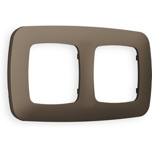 Изображение товара Рамка Ambrella Volt OMEGA Ecta (Темная бронза матовый) 2-ая OF140632