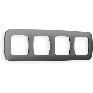 Изображение товара Рамка Ambrella Volt OMEGA Ecta (Антрацит серый) 4-ая OF140654