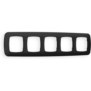 Изображение товара Рамка Ambrella Volt OMEGA Ecta (Черный матовый) 5-ая OF140705