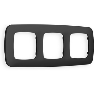 Изображение товара Рамка Ambrella Volt OMEGA Ecta (Графит Мягкое касание) 3-ая OF140803