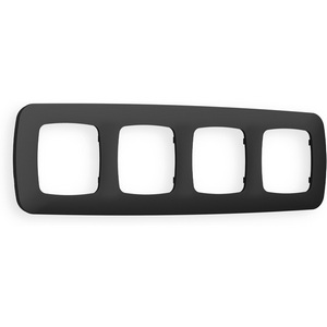 Изображение товара Рамка Ambrella Volt OMEGA Ecta (Графит Мягкое касание) 4-ая OF140804