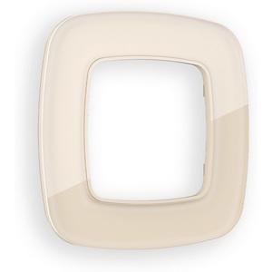 Изображение товара Рамка Ambrella Volt OMEGA Radian (Бежевый Стекло органическое) 1-ая OF320301