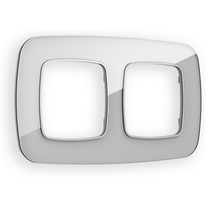 Изображение товара Рамка Ambrella Volt OMEGA Radian (Серебро Стекло органическое) 2-ая OF320402