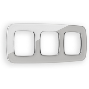 Изображение товара Рамка Ambrella Volt OMEGA Radian (Серебро Стекло органическое) 3-ая OF320403