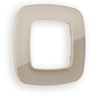 Изображение товара Рамка Ambrella Volt OMEGA Radian (Серо-бежевый Стекло закаленное натуральное) 1-ая OF350601