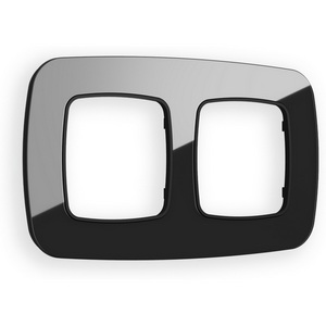 Изображение товара Рамка Ambrella Volt OMEGA Radian (Черный Стекло закаленное натуральное) 2-ая OF350802