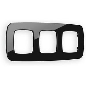 Изображение товара Рамка Ambrella Volt OMEGA Radian (Черный Стекло закаленное натуральное) 3-ая OF350803