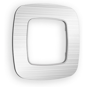 Изображение товара Рамка Ambrella Volt OMEGA Radian (Серебро Металл шлифованный) 1-ая OF580101