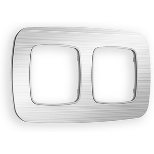 Изображение товара Рамка Ambrella Volt OMEGA Radian (Серебро Металл шлифованный) 2-ая OF580102