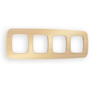 Изображение товара Рамка Ambrella Volt OMEGA Radian (Шампань Металл шлифованный) 4-ая OF580304