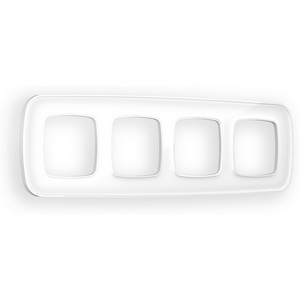 Изображение товара Рамка Ambrella Volt OMEGA Coint (Белый Стекло органическое) 4-ая OF640104