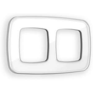 Изображение товара Рамка Ambrella Volt OMEGA Coint (Белый Стекло органическое/Серебро) 2-ая OF640132