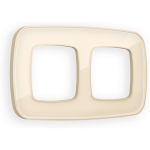 Изображение товара Рамка Ambrella Volt OMEGA Coint (Бежевый Стекло органическое) 2-ая OF640302