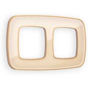 Изображение товара Рамка Ambrella Volt OMEGA Coint (Бежевый Стекло органическое/Шампань) 2-ая OF640342