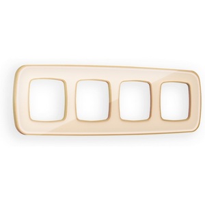 Изображение товара Рамка Ambrella Volt OMEGA Coint (Бежевый Стекло органическое/Шампань) 4-ая OF640344