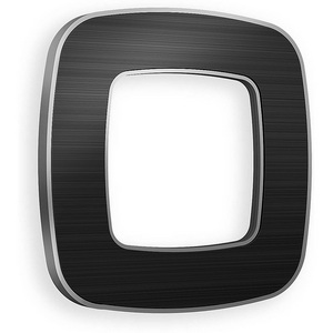 Изображение товара Рамка Ambrella Volt OMEGA Coint (Черный Стекло органическое/Сталь) 1-ая OF640531