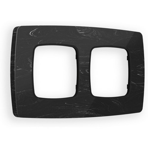 Изображение товара Рамка Ambrella Volt OMEGA Opera (Черный мрамор) 2-ая OF940702