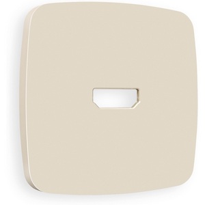 Изображение товара Лицевая панель Ambrella Volt OMEGA (Бежевый матовый) для HDMI розетки QUANT OP3340