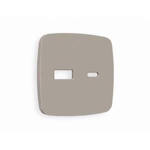 Изображение товара Лицевая панель Ambrella Volt OMEGA (Серо-бежевый матовый) для розетки 2USB A+C QUANT OP3710