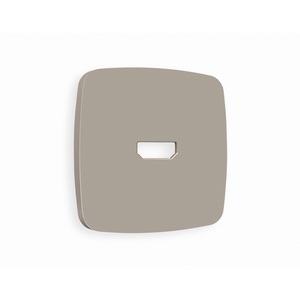 Изображение товара Лицевая панель Ambrella Volt OMEGA (Серо-бежевый матовый) для HDMI розетки QUANT OP3740