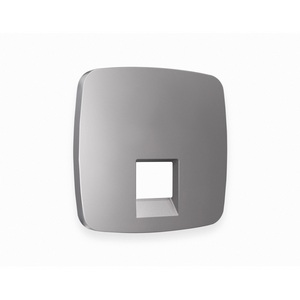 Изображение товара Лицевая панель Ambrella Volt OMEGA (Сталь матовый) для компьютерной/телефонной розетки RJ-45/RJ-11 QUANT OP5120