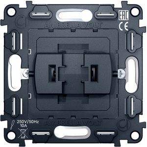Изображение товара Механизм 1-клавишного перекрестного выключателя встраиваемый Ambrella Volt 10A-250V QUANT VM112