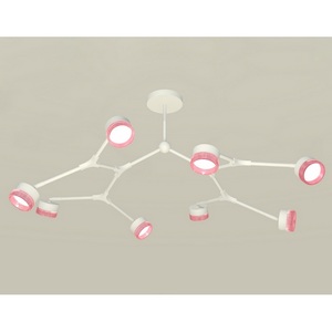 Изображение товара Люстра потолочная накладная с пластиковой арматурой на штанге Ambrella TRADITIONAL XB9059200