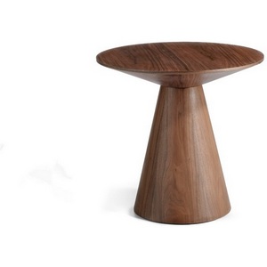 Изображение товара Журнальный стол Angel Cerda ET652 (Дерево, Шпон ореха) (круглая столешница, О-образная опора)