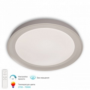 Изображение товара Потолочный светильник светодиодный с ПДУ APL LED Turin 3306.B243-350 White