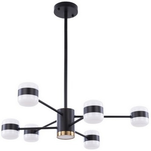 Изображение товара Потолочная люстра на штанге светодиодные APL LED Ferrara 3307.6296-6 Black