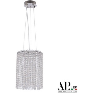 Изображение товара Люстра led с 1 лампочкой хрустальная светодиодная с пультом APL LED Sicilia SH01.25.A.LED-DIM.Ni
