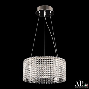 Изображение товара Люстра подвесная диаметром 40 см хрусталь светодиодная APL LED Sicilia SH02.40.A.Ni.4000