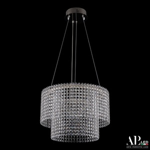 Изображение товара Подвесная люстра хрусталь светодиодная APL LED Sicilia SH02.40.C.Ni.4000