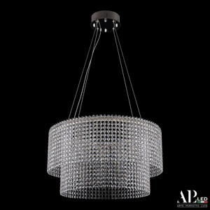 Изображение товара Подвесная люстра хрусталь светодиодная APL LED Sicilia SH02.55.C.Ni.4000