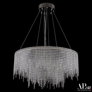 Изображение товара Подвесная люстра хрусталь светодиодная APL LED Sicilia SH02.73.2D.B.Ni.4000