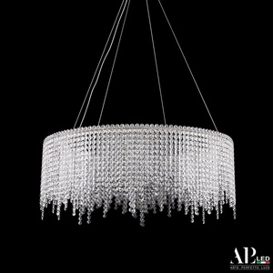 Изображение товара Подвесная люстра хрусталь светодиодная APL LED Sicilia SH02.73.B.Ni.4000