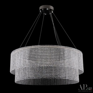 Изображение товара Подвесная люстра хрусталь светодиодная APL LED Sicilia SH02.93.C.Ni.4000