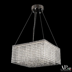 Изображение товара Люстра led для квадратная хрусталь светодиодная APL LED Sicilia SH03.40.A.Ni.4000