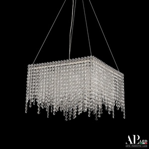 Изображение товара Подвесная люстра светодиодная 40 см хрусталь APL LED Sicilia SH03.40.B.Ni.4000