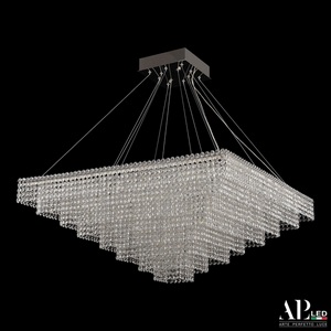 Изображение товара Подвесная каскадная люстра хрустальная светодиодная APL LED Sicilia SH03.80.C.Ni.4000