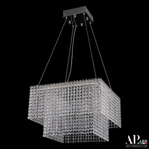 Изображение товара Подвесная люстра хрусталь светодиодная APL LED Sicilia SH04.42.C.Ni.4000