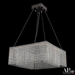 Изображение товара Люстра led для квадратная хрусталь светодиодная APL LED Sicilia SH04.52.A.Ni.4000