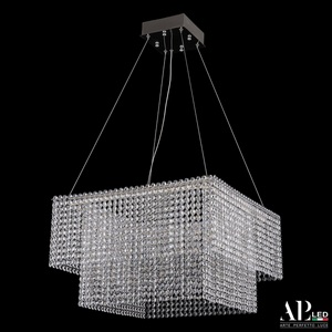 Изображение товара Подвесная люстра хрусталь светодиодная APL LED Sicilia SH04.52.C.Ni.4000