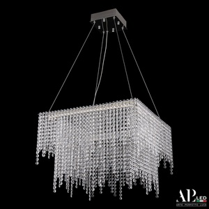 Изображение товара Подвесная люстра хрусталь светодиодная APL LED Sicilia SH04.52.D.Ni.4000