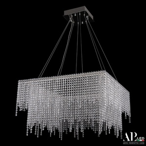 Изображение товара Подвесная люстра хрусталь светодиодная APL LED Sicilia SH04.71.D.Ni.4000