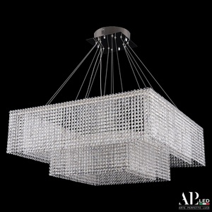 Изображение товара Люстра led для квадратная хрусталь светодиодная APL LED Sicilia SH04.86.2D.A.Ni.4000