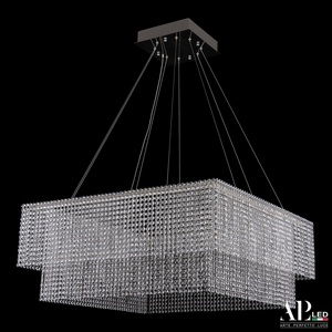 Изображение товара Подвесная люстра хрусталь светодиодная APL LED Sicilia SH04.86.C.Ni.4000